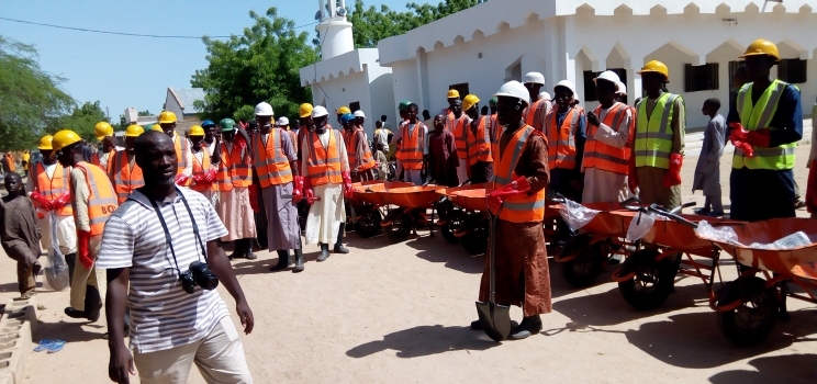 CCDRN FLAGS OFF COMMUNITY CASH FOR WORK INITIATIVE IN NGANZAI, BORNO STATE