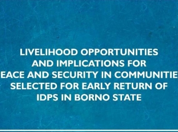 New Study by CCDRN Identifies Livelihood Opportunities for Returning Communities in Borno state