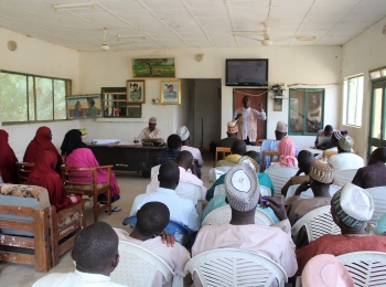 WFP Livelihood Activities: CCDRN Train community based Project Management Committee