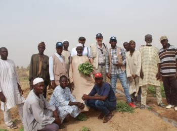 CCDRN Hosts WFP Communication Team at Project sites in Bade